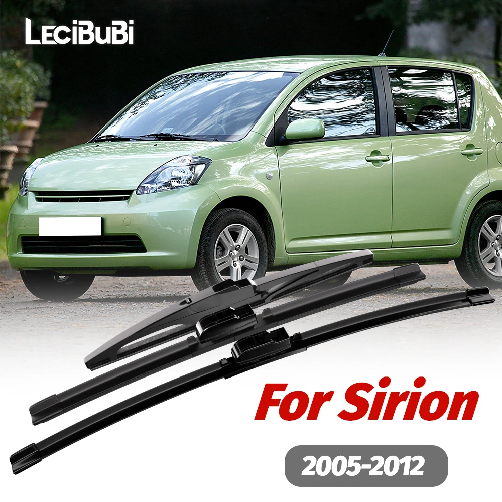 

1set Front & Rear Windshield Wiper Blades Windscreen Wipers For Daihatsu Sirion 2005-2012 2006 2007 2008 2009 2010 2011