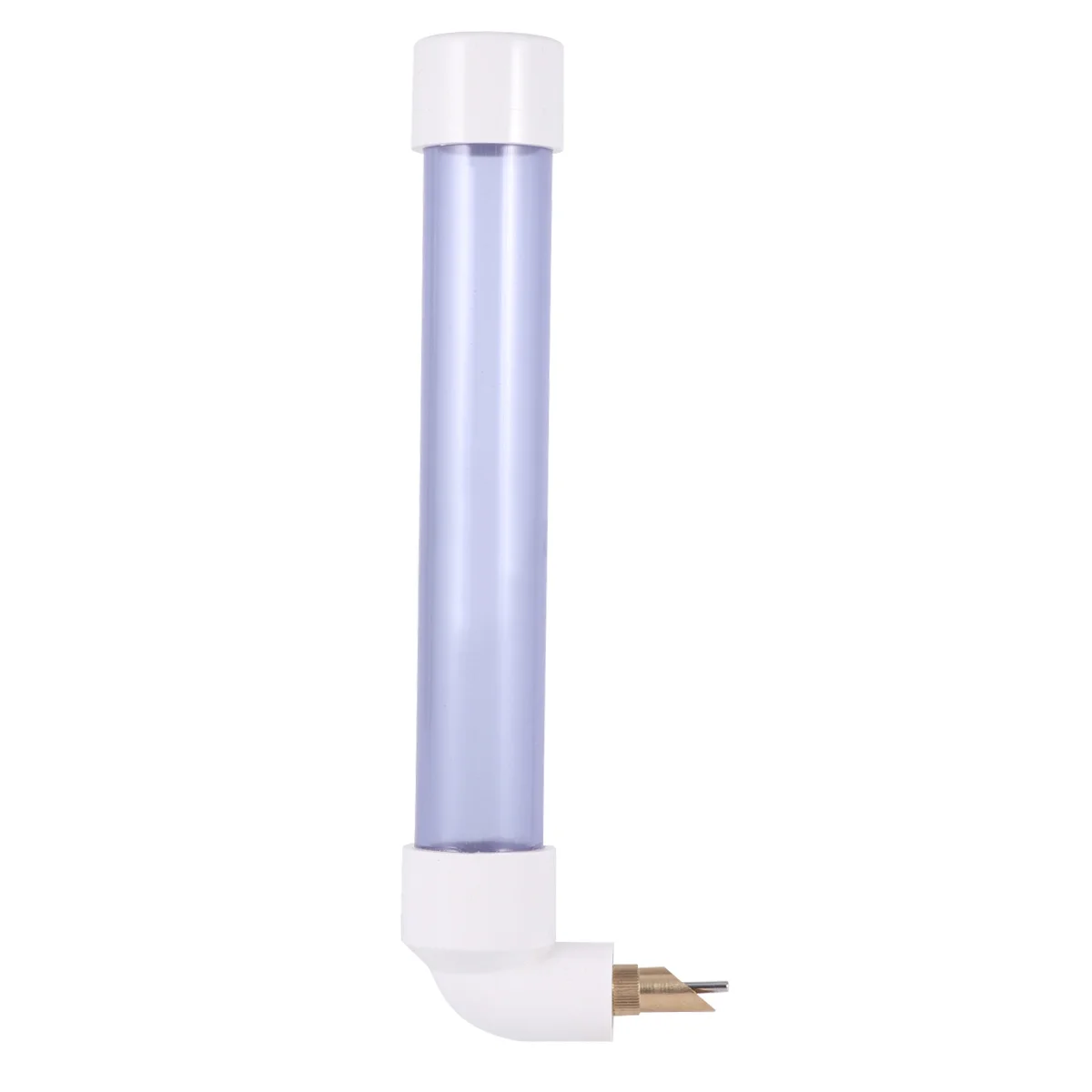 

Large Size Blue Plastic Bottle Parrot Water Fountain Automatic Drinking Pet Supplies Hitting Pin Type Leakproof Easy Wash Refill