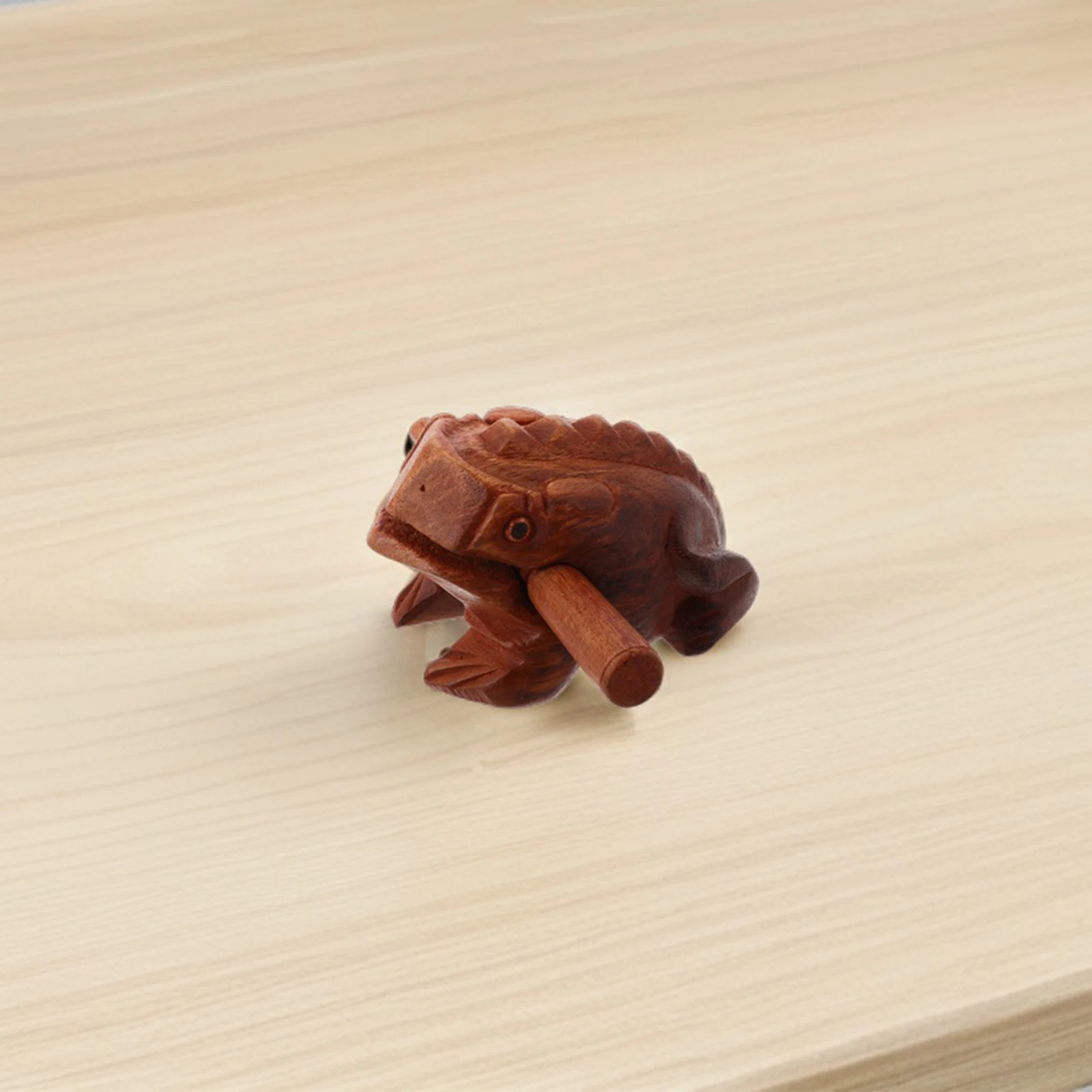 

1 set 1 Set Wooden Percussion Instrument Shelf Decor Wood Block Musical Instrument Frog Sound Maker Desktop Accessories Animal
