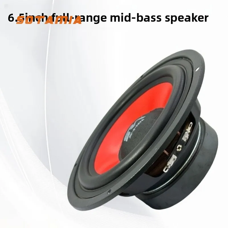 

SOTAMIA, 1 шт., 6,5-дюймовый полнодиапазонный сабвуфер, 4 Ом, 120 Вт, резиновый конусный динамик с краями, мощный Bluetooth-динамик, домашний кинотеатр