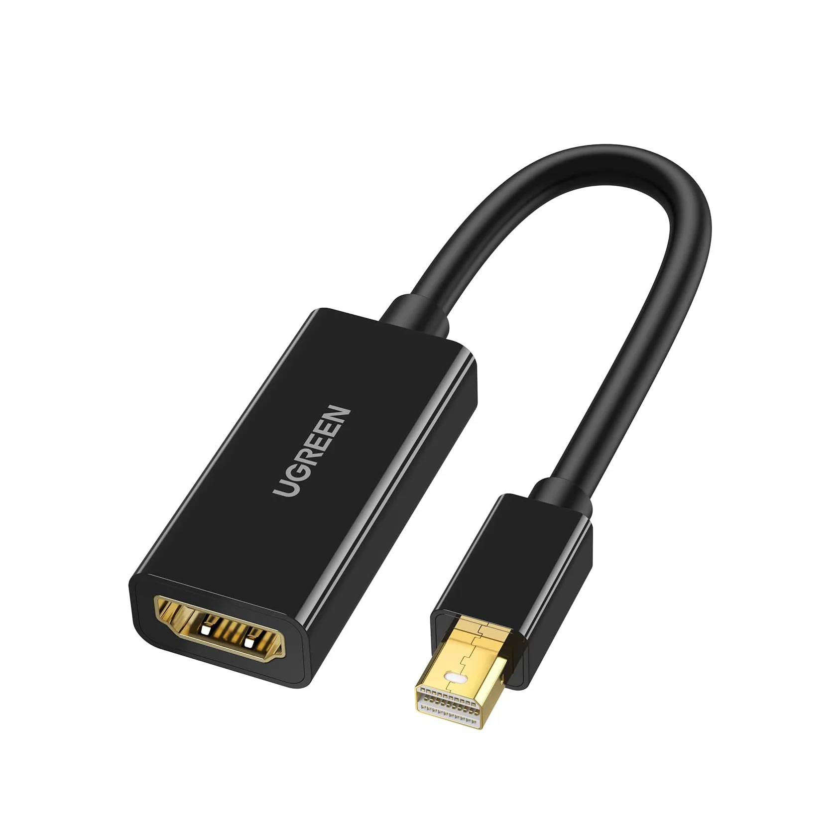 UGREEN 미니 디스플레이포트-에이디엠에이 변환 어댑터 썬더볼트 2.0 4K 미니 DP-에이디엠에이 어댑터 케이블