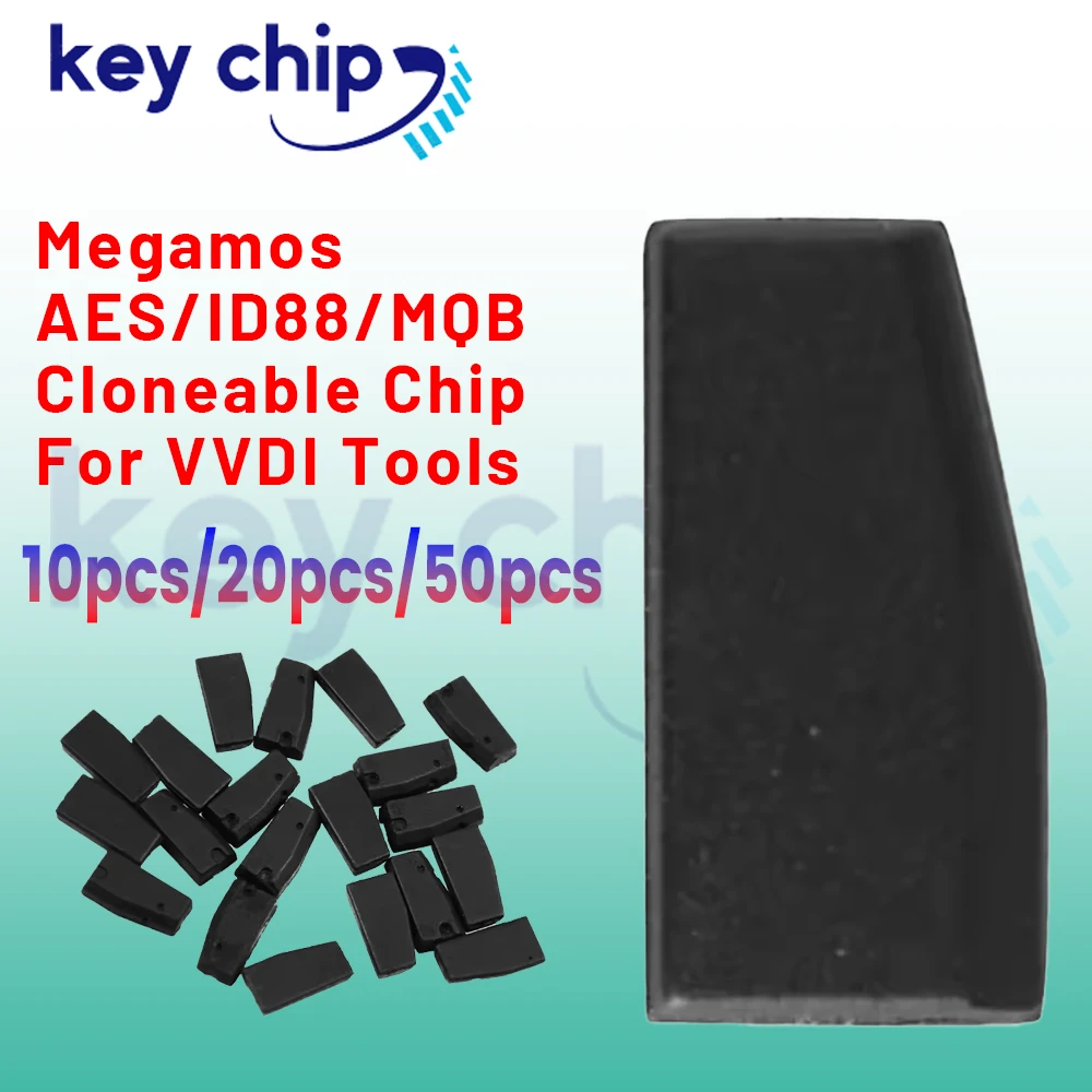 Megamos AES/ID88/MQB Cloneable Chip For VVDI Tools10pcs 20pcs 50pcs 13/48/8E/MQB/88 After Market