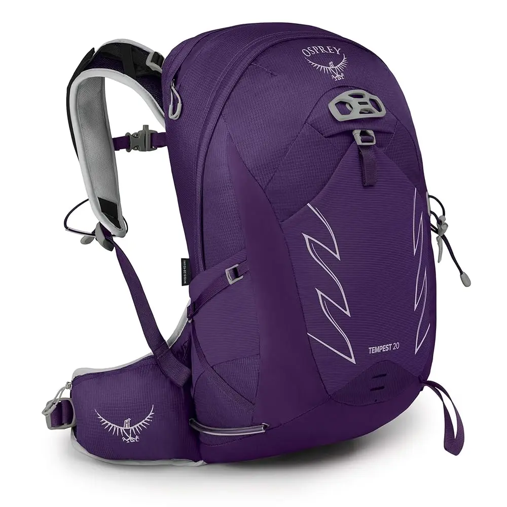 

Tempest 20L Women'S Hiking Backpa With Hipbelt, Violac Purple, Wxs/S