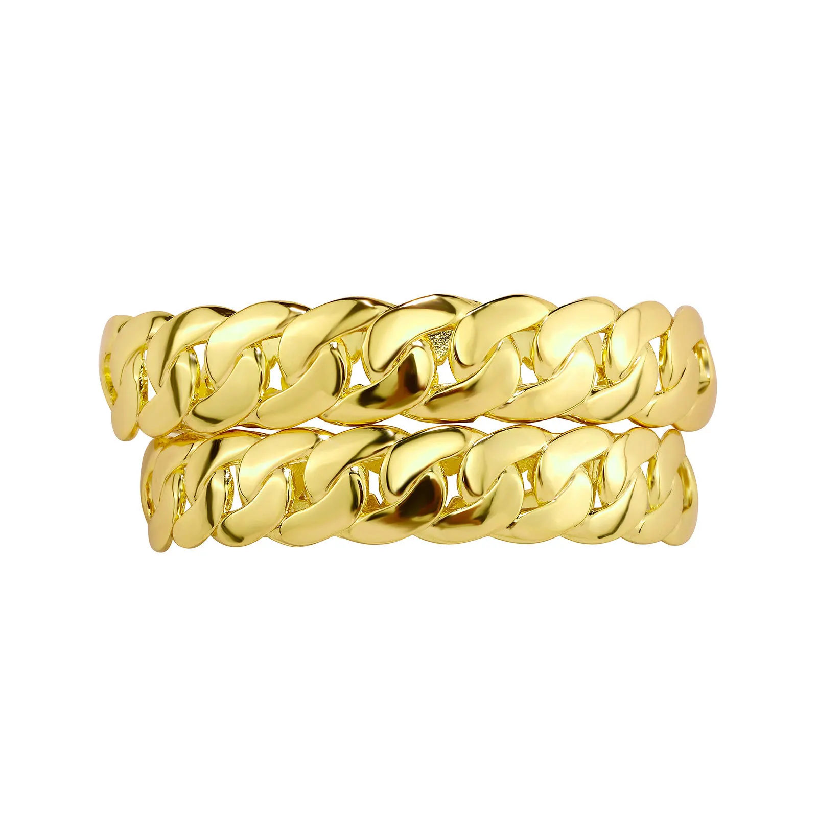 Cuban Link Style Grillz Teeth Jewelry Twisted Chain Design Gold Silver Hip Hop Mouth Accessory Streetwear Fashion Dropshipping