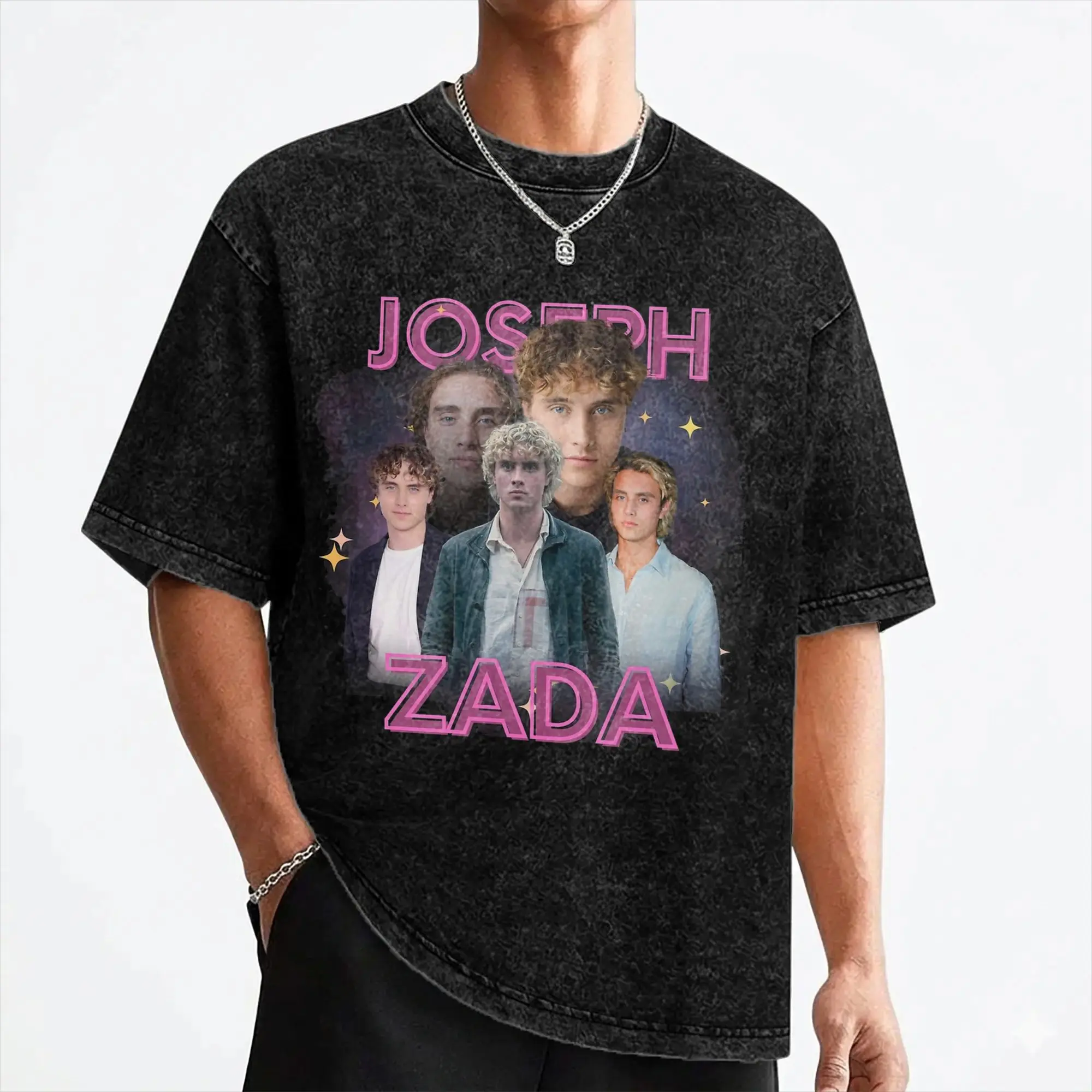 Joseph Zada Haymitch Abernathy T Shirts Washed 100% Cotton Oversize T-Shirts  Vintage Men Women Streetwear Printed Tees