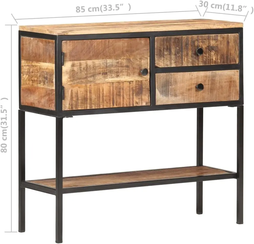 Youuihom Buffet Sideboard, Storage Cabinet, Bar Wine Cabinet, Sideboard 33.5