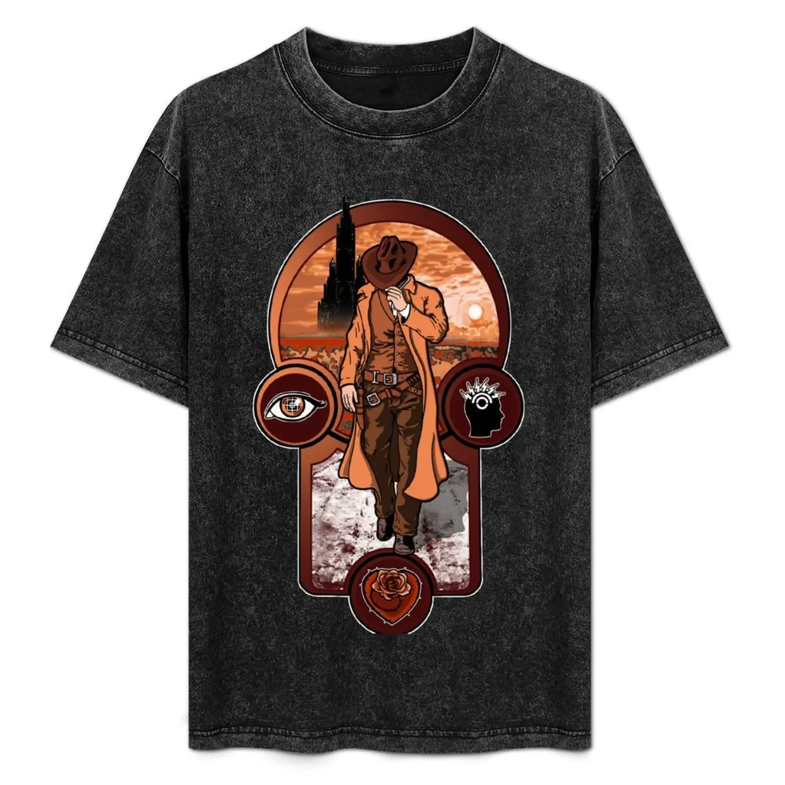 

The Gunslinger's Creed. T-Shirt Stretch Fabric Comfort T-Shirt