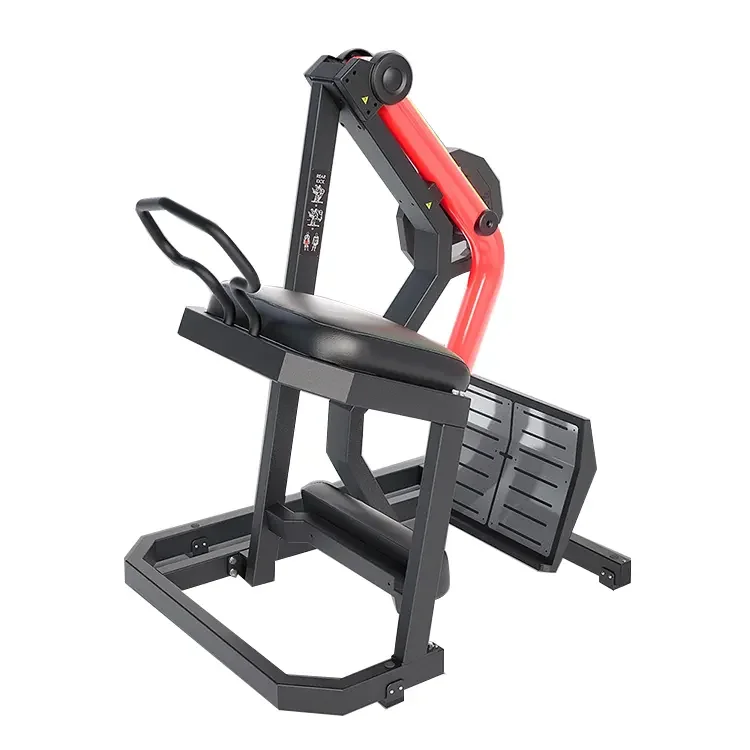 

Steel Plate Loaded Rowing Machine Fitness Strength Training Equipment for Gym Use with Rear Kick