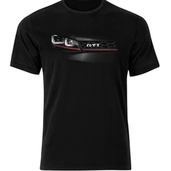 日本のユニセックス半袖Tシャツ,半袖,ラウンドネック,コットン,gti mk7,LED vii gt,ファン,S-3XL,新品,夏,2024