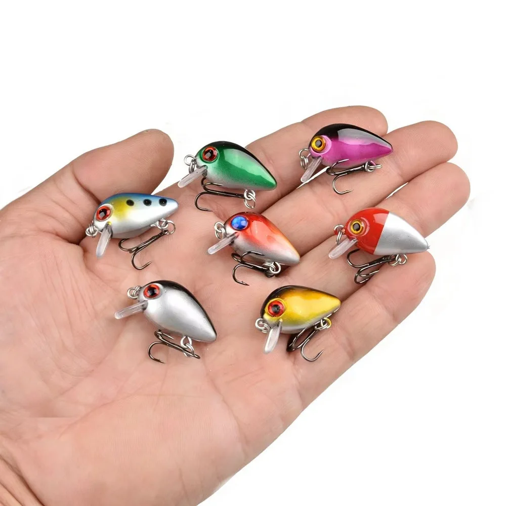 In Stock  Plastic Mini Crankbait Ultra Long Cast Rattle Bionic Wobble Hard Bait Bass Perch Trout Shad Fresh Saltwater Tackle