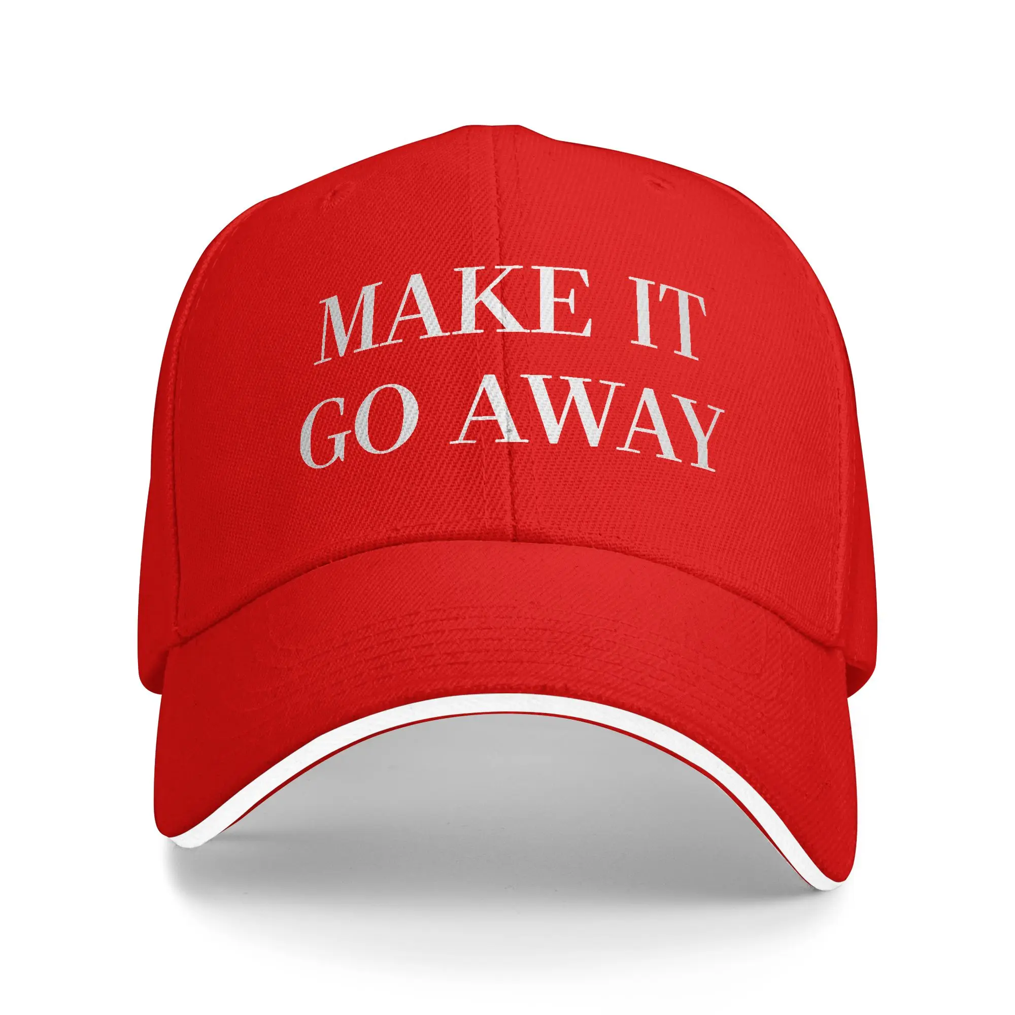 Gorra tipo sandwich para adultos MAGA Make It Go Away, gorras de béisbol retro Greenland Make America Go Away, gorras de sol ajustables, gorras de golf
