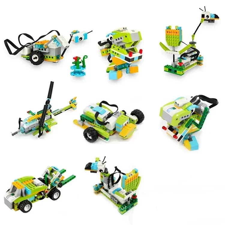 Picture 6: Core Programming STEM Kit Bluetooth App Control for Legoeds Motor Sensor Robot Building Blocks Bricks Education Learning Toy
