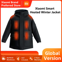 Original Xiaomi NINETYGO Electric Smart Heating Down Jacket Man Winter Usb Heated Parka Body Warmer Women Clothing