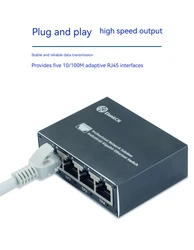 ElenkCN Brand RJ45 Electrical Port Switches Full Duplex Half Duplex Switches 5 Port Industrial Switches