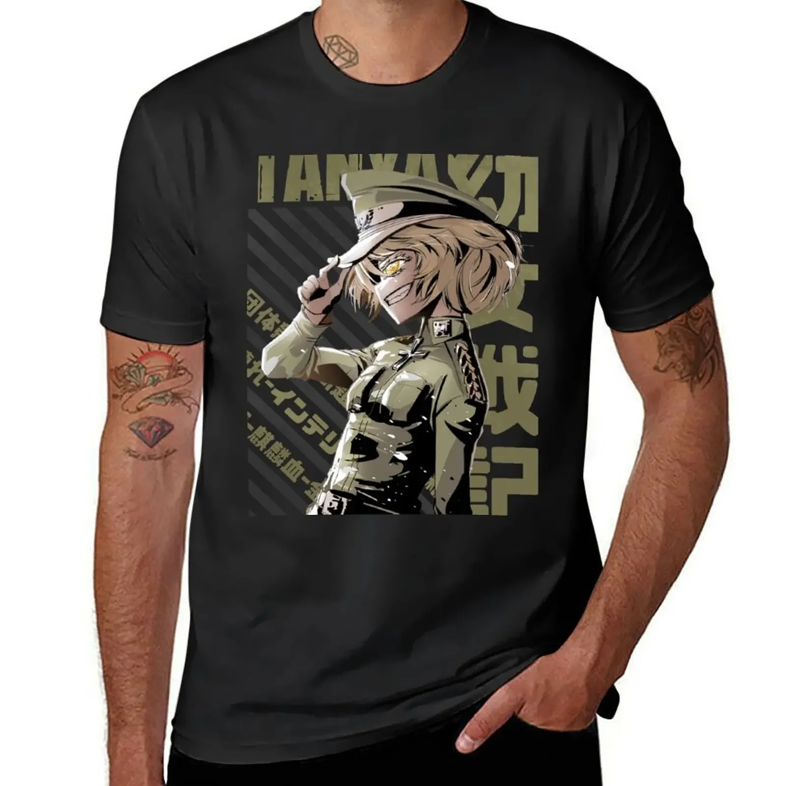 Youjo Senki - Tanya Degurechaff T-Shirt shirts graphic tee quick drying graphic shirts mens t shirts casual stylish