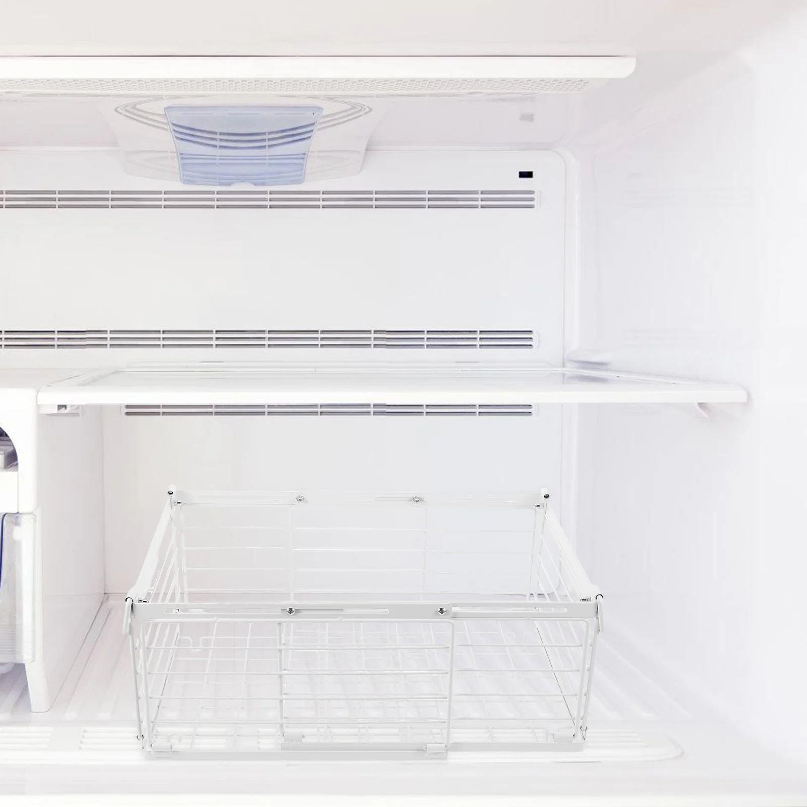 

Refrigerated Storage Basket Freeze Organize Adjustable Chest Freezer Deep Baskets Rack Organizer Bins Iron