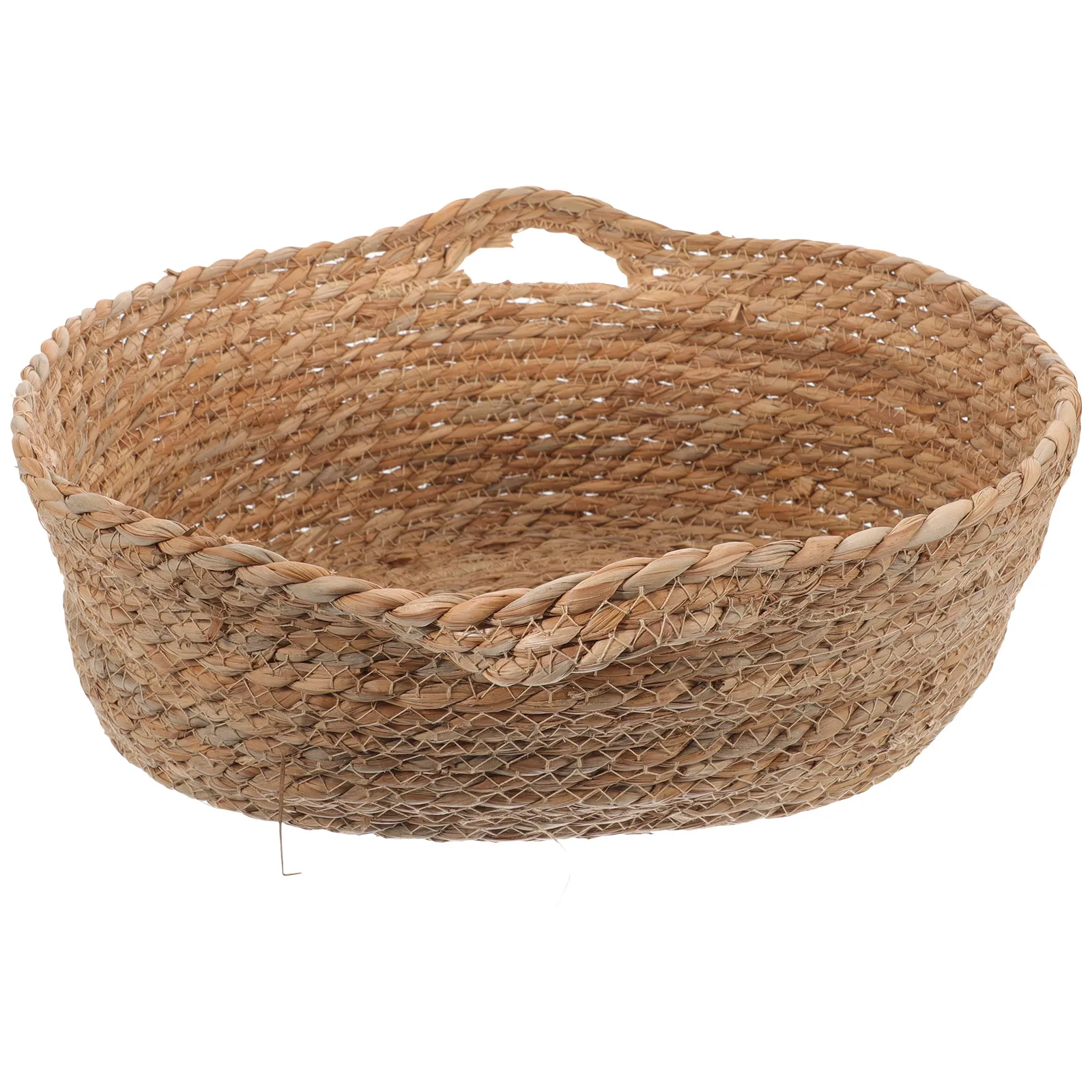 

Straw Woven Cat Bed Pet Dog Nest Indoor Outdoor Large Space Cool Comfortable Durable Cats House Neat Warm Bedding
