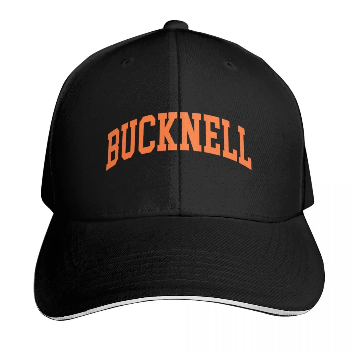 Bucknell Baseball Cap Snapback Flat Bill Strapback Dad Hat Six Panel Structured Crown