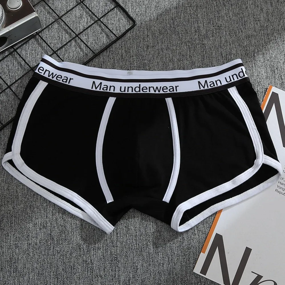 

Men's Cotton Boxer Briefs 5-Pack, Breathable Soft Underwear, Mid-Rise Solid Color Boxer Shorts Multipack for Men