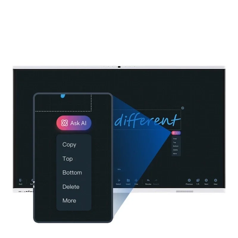 

Genuine digital whiteboard smart board interactive whiteboard 75-inch interactive whiteboard meeting room