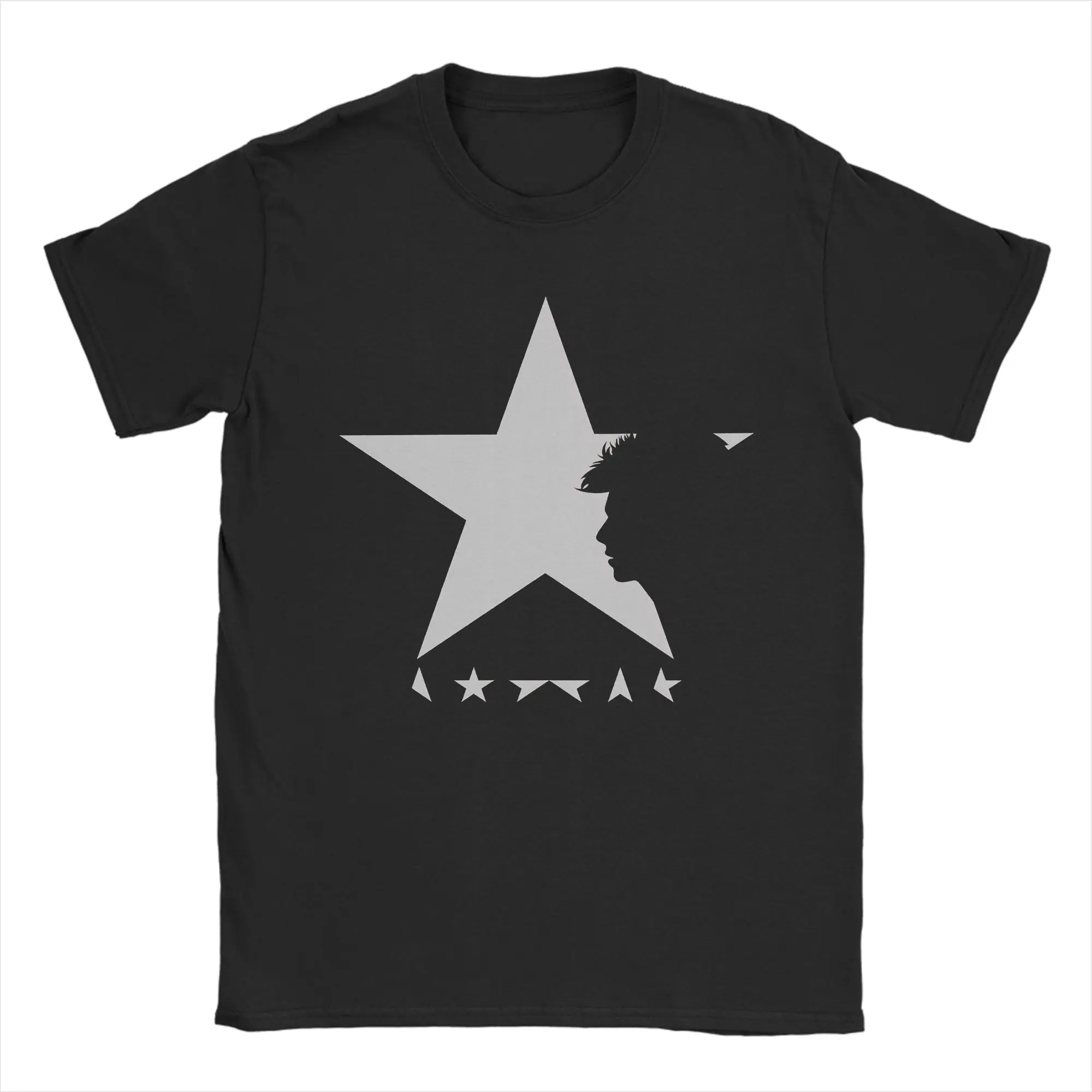 Camiseta Blackstar Rock Album para Homens e Mulheres, Camisetas de Algodão Hipster, Camisetas O Neck Davids Bowies, Roupas de Manga Curta Plus Size