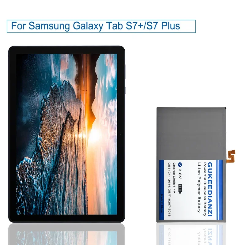 T970(EB-BT975ABY) 11000mAh High Capacity Tablet Battery For Samsung Galaxy Tab S7+ S7 Plus 12.4 SM-T976B SM-T970