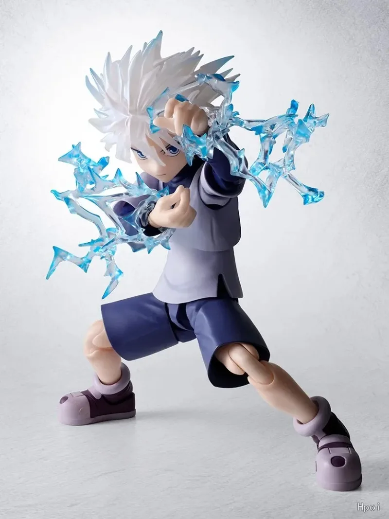 100%Original BANDAI Hunter X Hunter S.H.Figuarts SHF GON FREECSS  SHF Killua Zaoldyeck PVC Action Figure Model Collection Toys