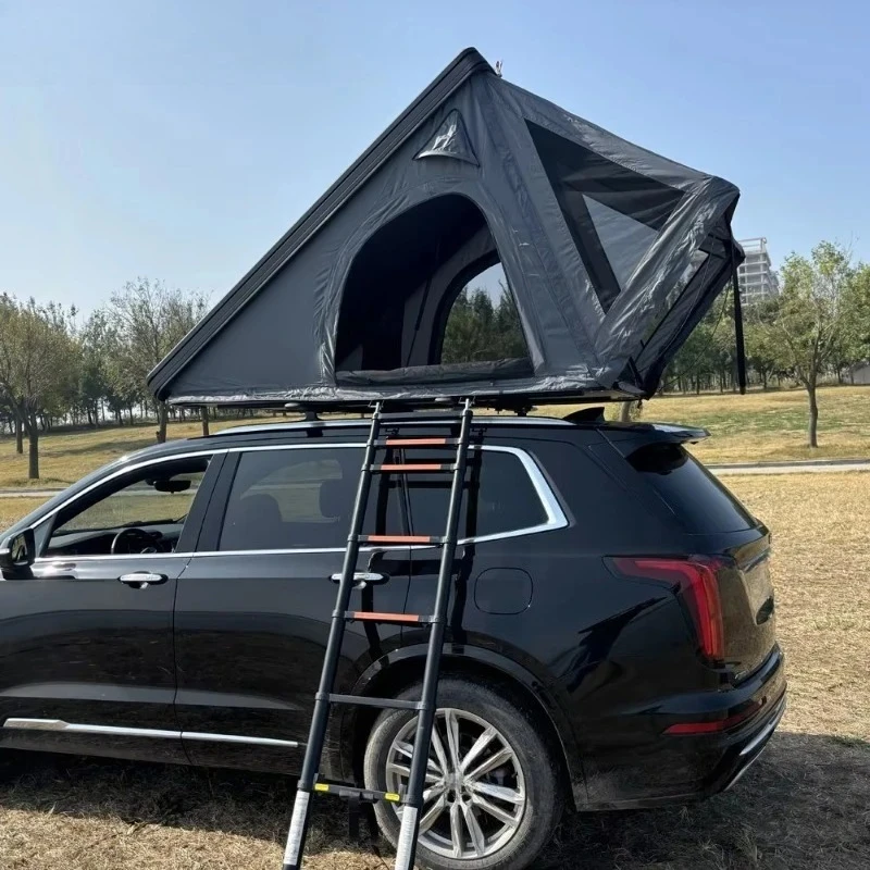

Automatic for Truck Car Rooftop Tent Aluminum Triangular Roof Top Tent Light Weight and Super Thin Rooftop Tent
