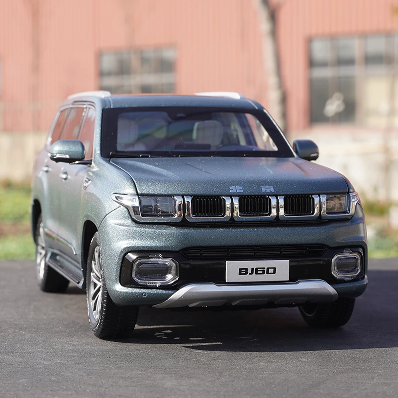 1:18 Original Beijing BJ60 Jeep, BAIC BJ60 Off-Road Vehicle SUV Alloy Simulation Car Model
