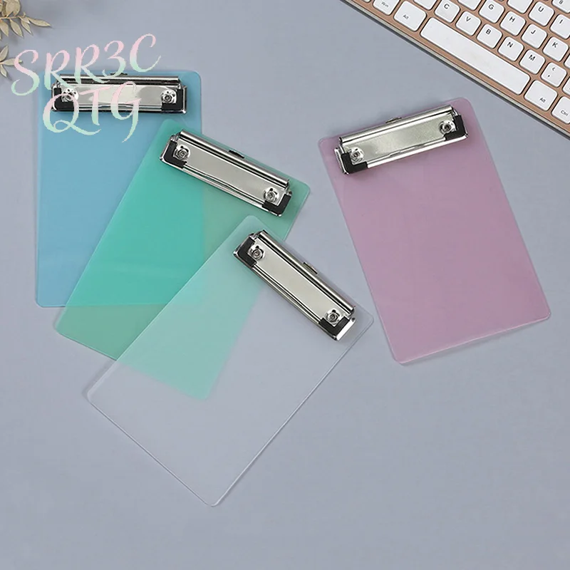 

Simple A6 Bill Clipboard Memo Pad Clip Board Loose-leaf Notebook File Writing Pad Clamps Paper Holder Office School Supplies