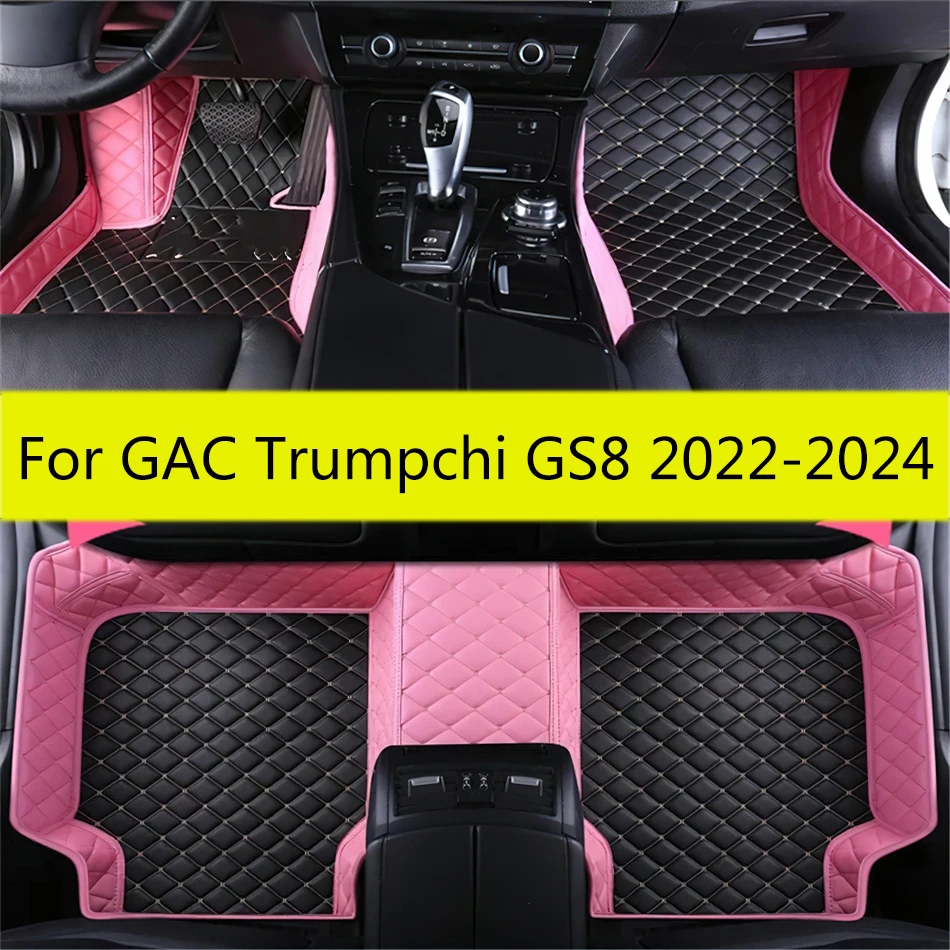 Alfombrillas para Interior de coche, accesorios para alfombras, pieza de producto para vehículos, para GAC Trumpchi GS8 2024 2023 (5 asientos)