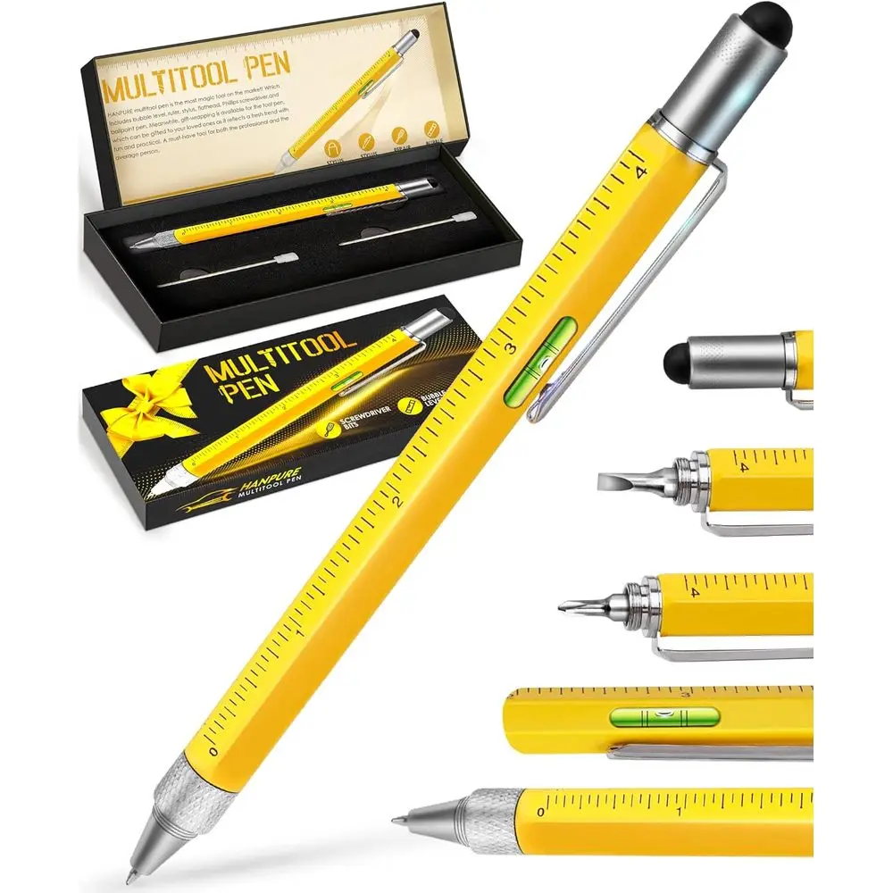 

Versatile Multi-Tool Pen: Perfect Birthday Gift for Men, Husbands, Dads, and Grandpas Who Have It All