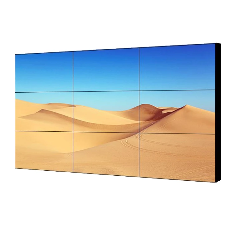 

55-дюймовая высокояркая вращающаяся в помещении ультратонкая мультитач ЖК-видеостена с цифровой вывеской и узкой рамкой