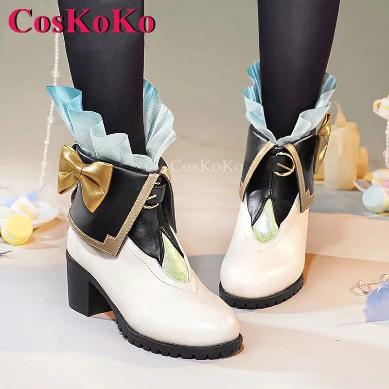 

qq78Request7CosKoKo Обувь Firefly Косплей Горячая игра Honkai: Star Rail Модные универсальные женские туфли на высоком каблуке Повседневная одежда для ролевых игр Acce
