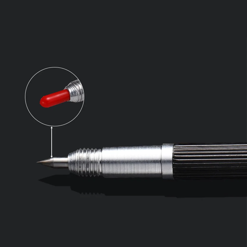 Carbide Scribing Pen Marker pen Stainless Steel Scriber for Accurate Marking on Hardened Materials  Carbide Scribing