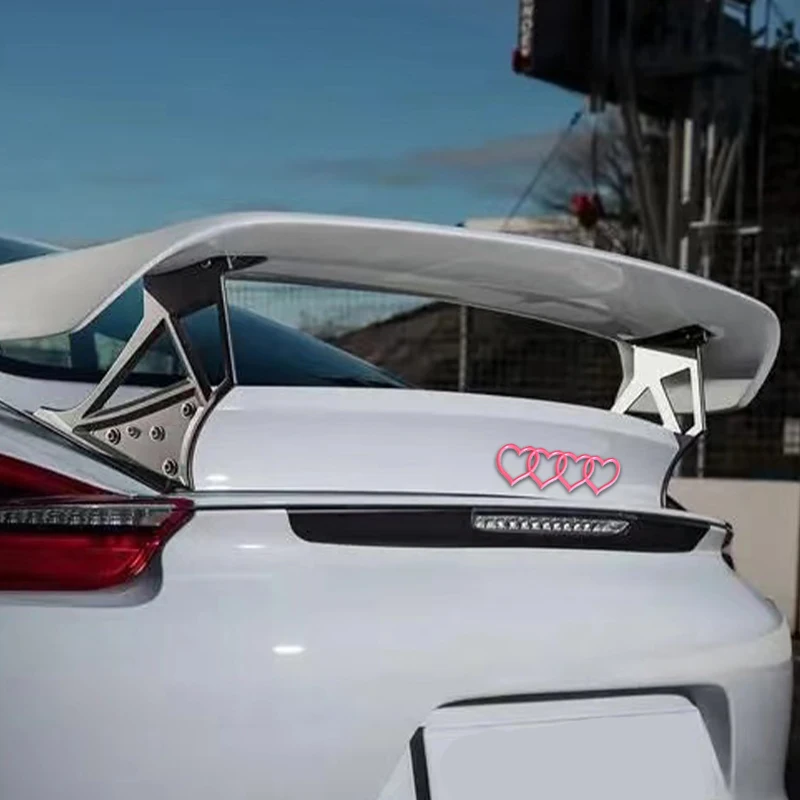 أربعة شعار سيارة الحب لون شعار سيارة أودي نمط 4 قلب ملصقات ثلاثية الأبعاد ، سيارة اللباس حتى صندوق تخزين الديكور