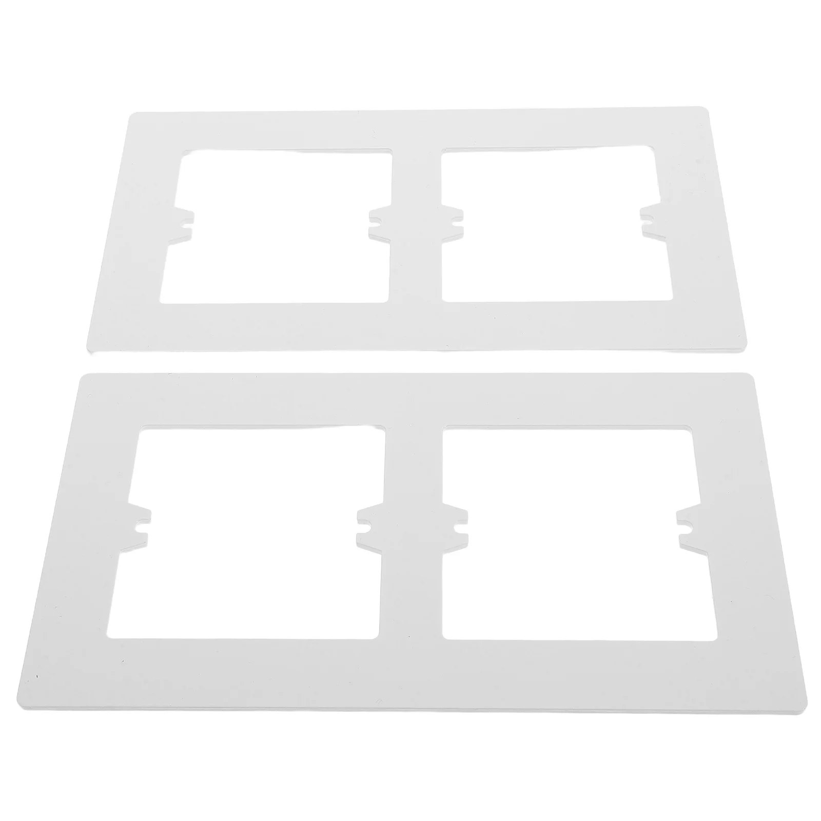 2 قطعة غطاء مقبس التبديل لوحة 86-نوع فارغة غطاء فاصل للمنزل مكتب فندق الغبار منفذ ديكور يغطي