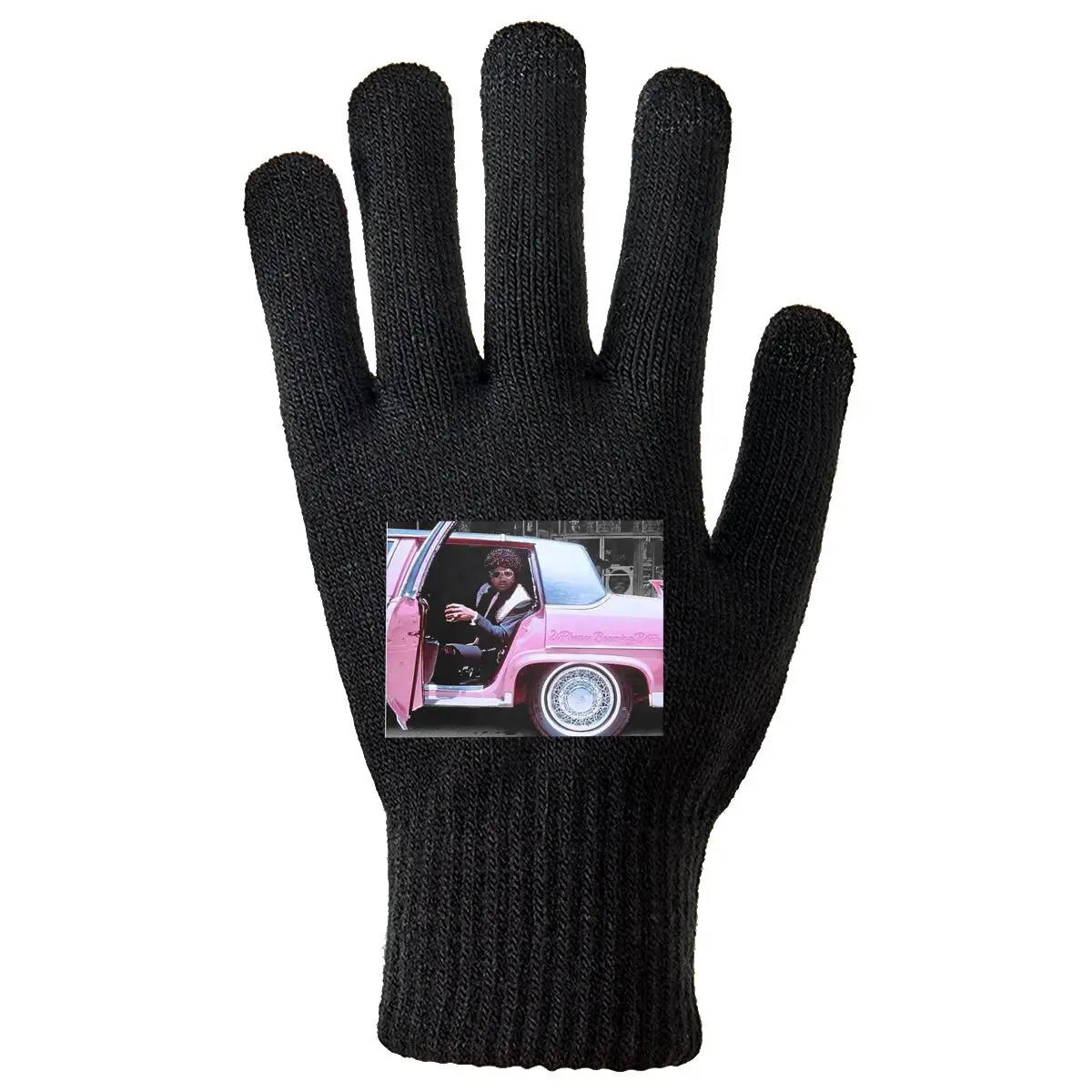 

Розовые автомобильные сцены, графические зимние уличные противоскользящие теплые перчатки для пеших прогулок