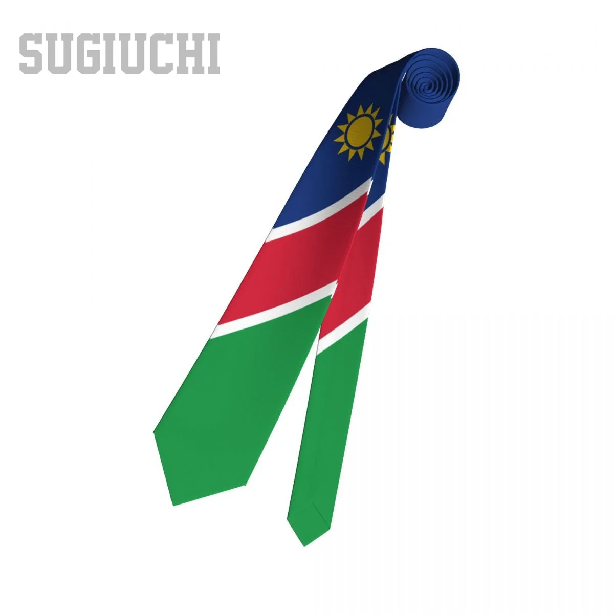 Cravates drapeau de namibie Nation hommes femmes décontracté Plaid cravate costumes mince fête de mariage affaires cravate Gravatas