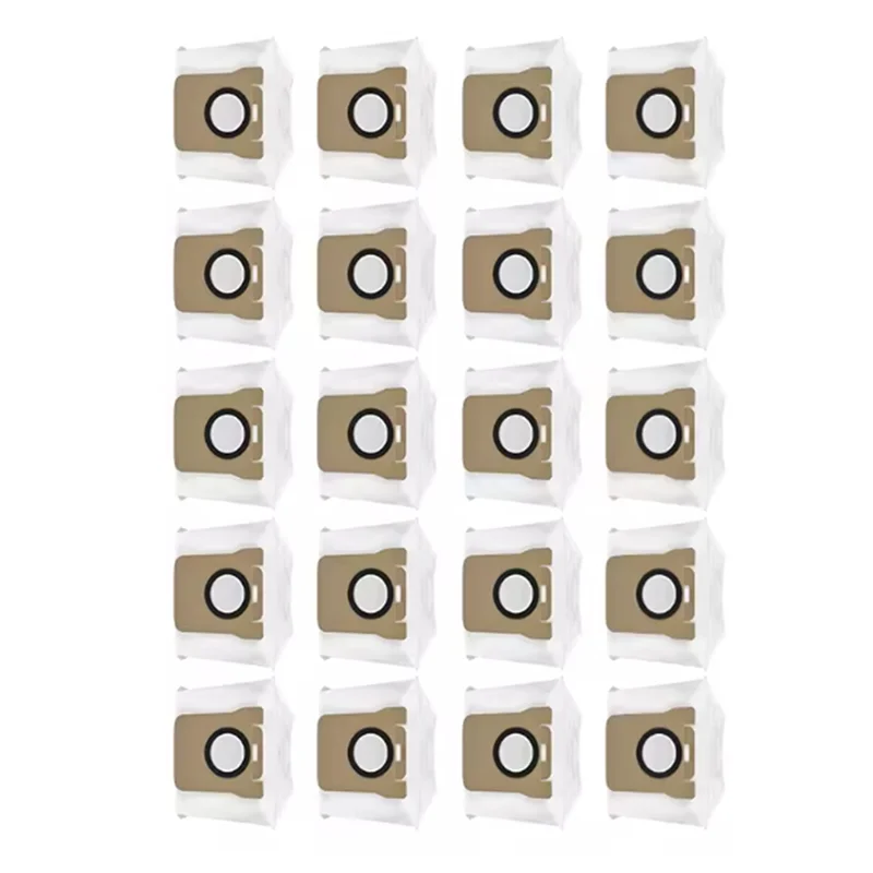 สำหรับ Xiaomi X20 Max/X20 Pro/D109GL/D102GL ถุงเก็บฝุ่นแบบเปลี่ยนได้ - อุปกรณ์เสริมเครื่องดูดฝุ่น 20 ชิ้น