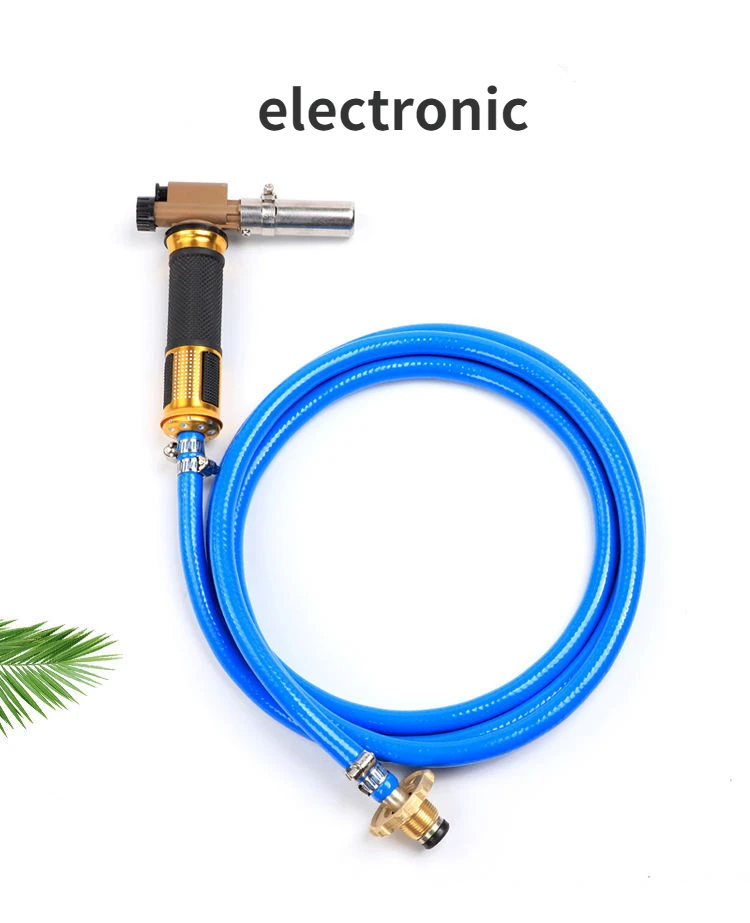 

Electronic Ignition Welding Gun Torch Machine Tools, Soldering Weld, Cooking Heating Tig, Liquefied Propane Gas, 2.5 Meter Hose