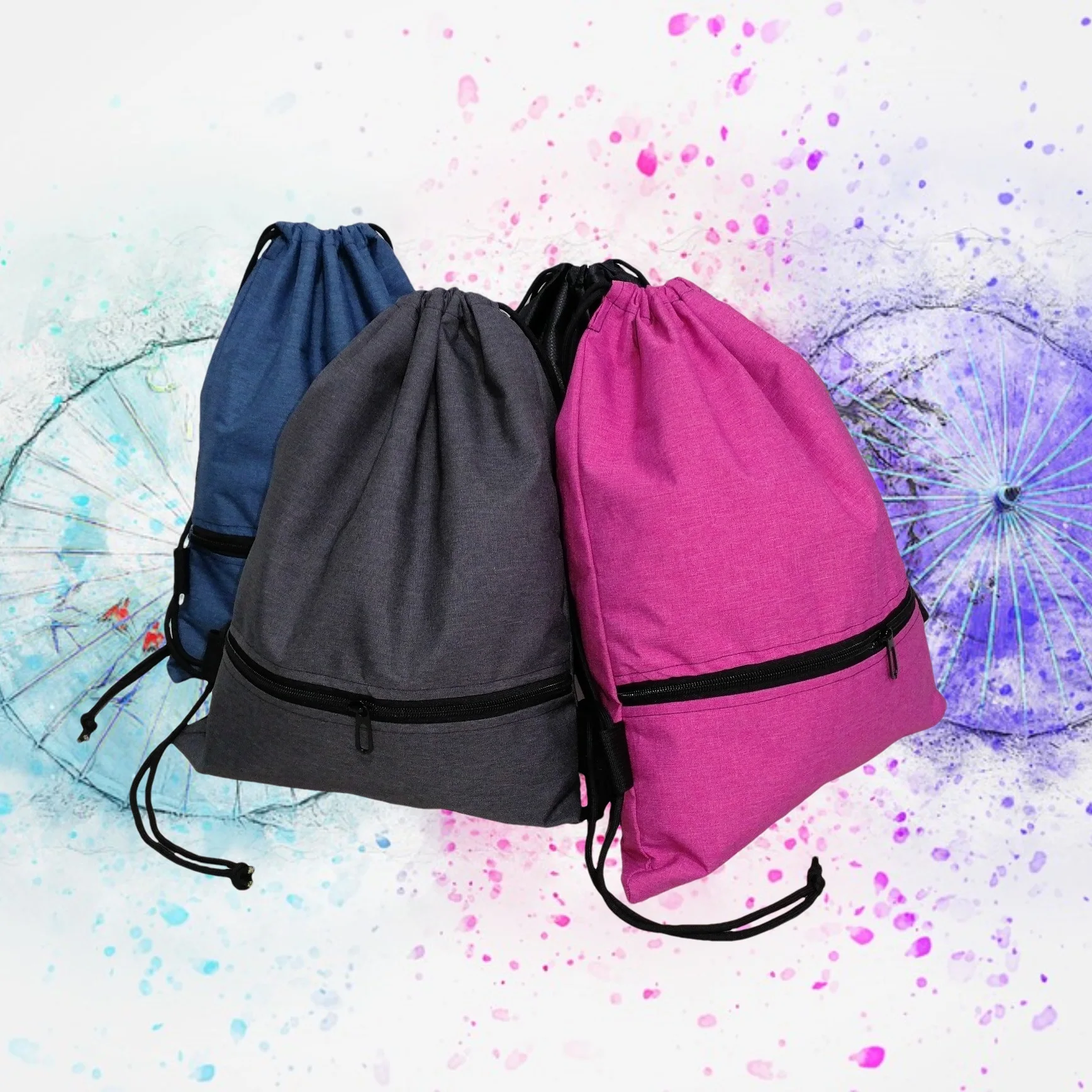 SonKai Can: Waterproof Oxford Drawstring Backpack - Lightweight, Stylish, and Spacious - Ideal for Everyday Use