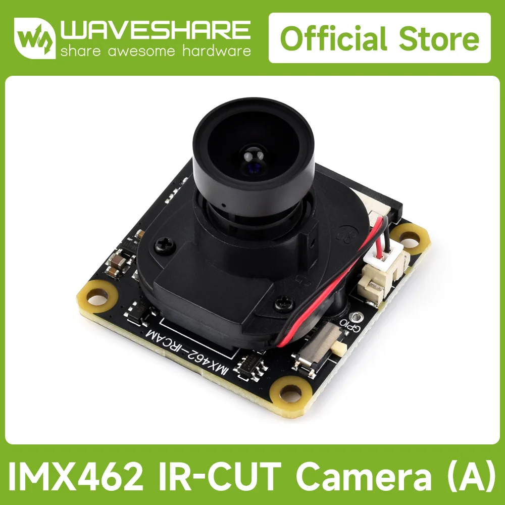 waveshare-imx462-2mp-ir-cut-camera-90°-dfov-starlight-camera-sensor-fixed-focus-for-raspberry-pi-5-4b-3b-3b-3a-b-2b