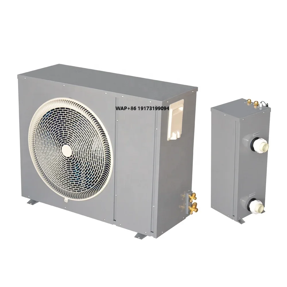 Split Type Pool Heat Pump for Low Temperature Swimming Pool Heating Pump 14KW Air Source Inverter Pool Heater