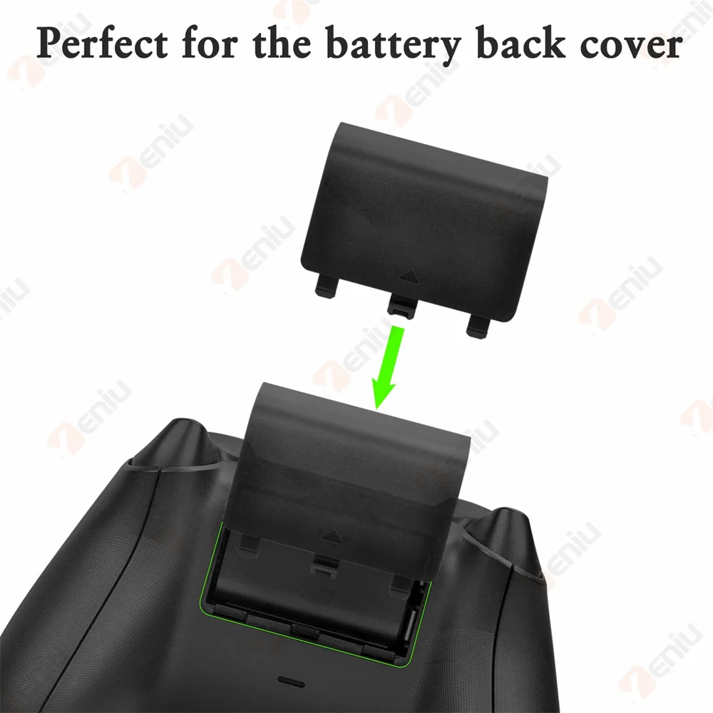 100PCS für Xbox Serie X S XSX XSS Controller Batterie Shell Deckel Zurück Ersatz Gehäuse Tür Abdeckung Fall Reparatur teile – Detail 8