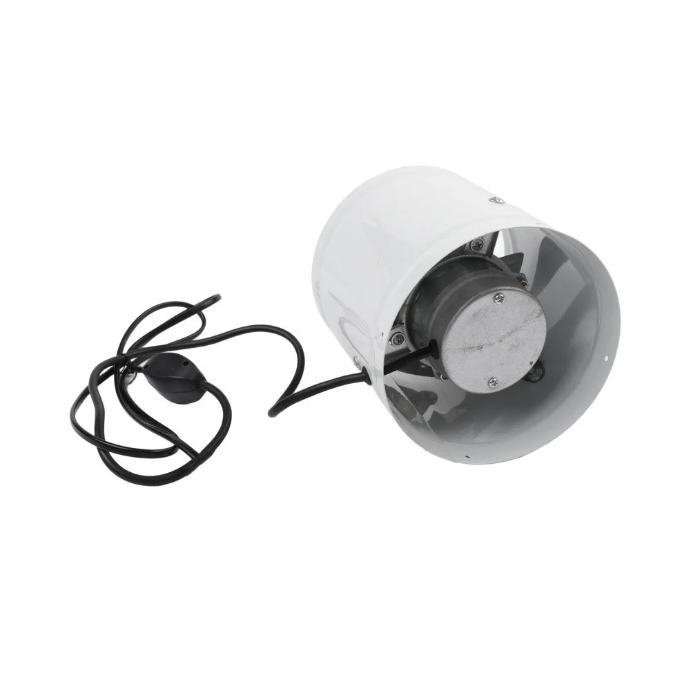 Two Way Ventilation System Fan Inline Vent Fan Duct Fan 220V 50Hz All-metal Reinforced Body 1-piece Pure Metal Casting