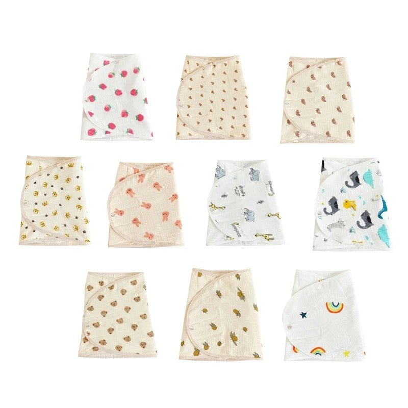 

Baby Blanket Boy Girl 4-layer Wrap Newborn Swaddles for 0-6 Month Infant Swaddling Sleep Wrap Multi-pattern