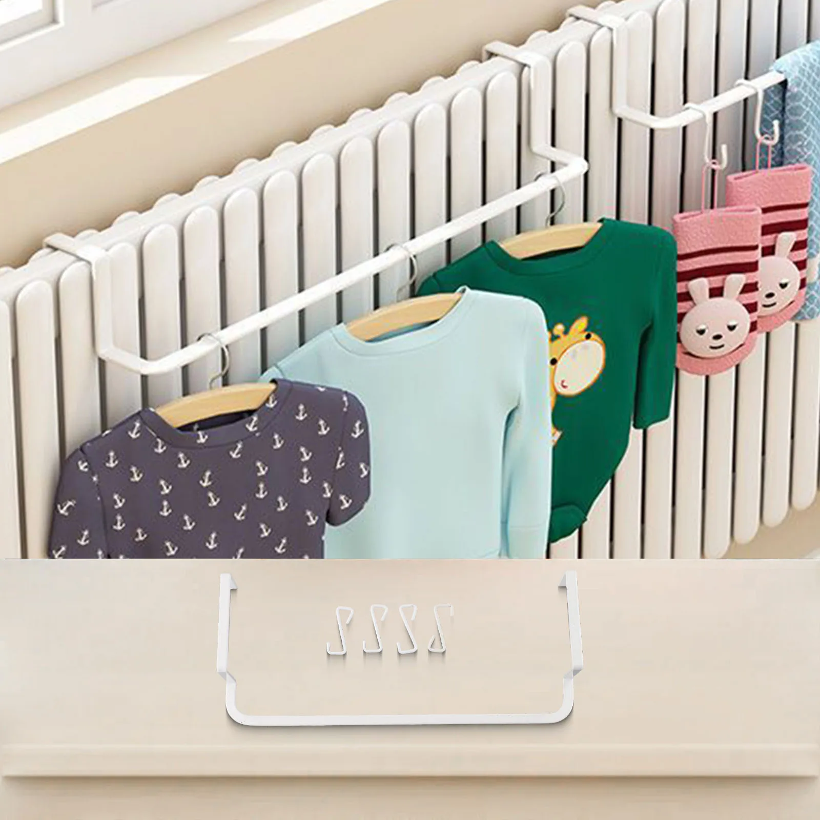 This Contemporary Style Metal Towel Rail is a Must Have Storage Solution Available In Multiple Size Variations