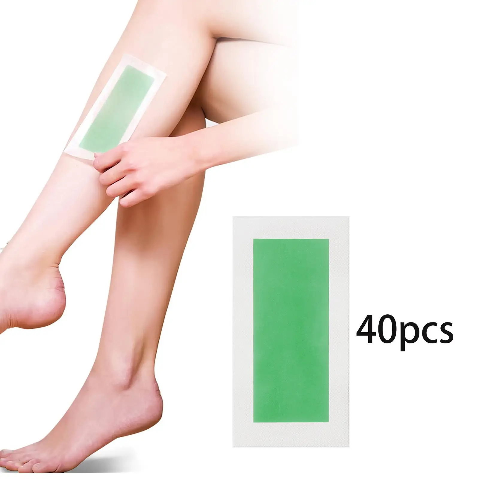 Bandes d'avertissement pour épilation, épilation, épilation, épilation, autocollant, outil d'épilation, papier ciré, corps, jambe, ati elles, bikini, zone, visage, 40 pièces