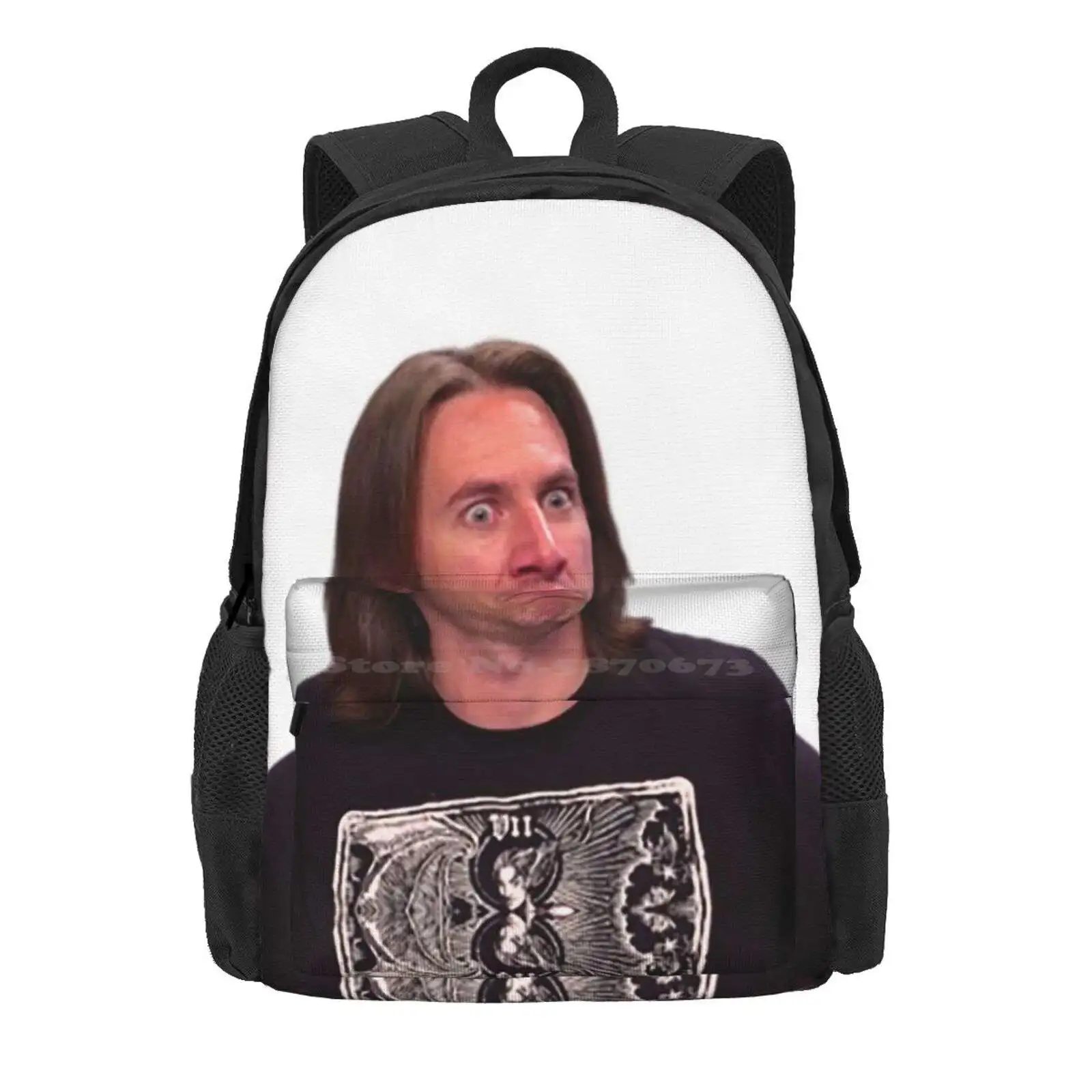 Disgusted Matt Mercer Hot Sale Schoolbag Backpack Fashion Bags Matthew Matt Mercer Dnd And Dragons For Nerds